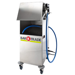 Geleispuitmachine met verwarmde darm
