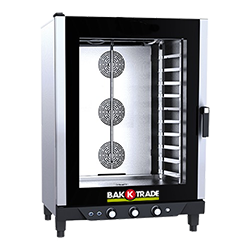 Convectieoven 10x 60x40, handmatig, stoomfunctie