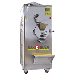 IJsroommachine horizontaal met kookketel