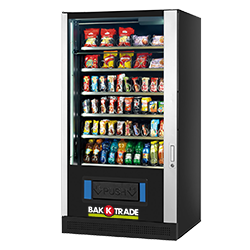 Snackautomaat met geoptimaliseerde presentatie