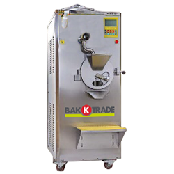 IJsroommachine horizontaal met kookketel